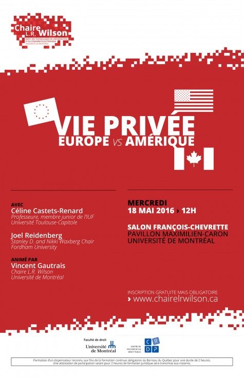 vie privee: europe vs amerique affiche